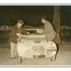 Dagonet (L) and de Failly in first Dagonet on the 1955 Lyon Rally